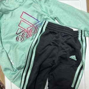 Adidas Girls Toddler Sweatsuit